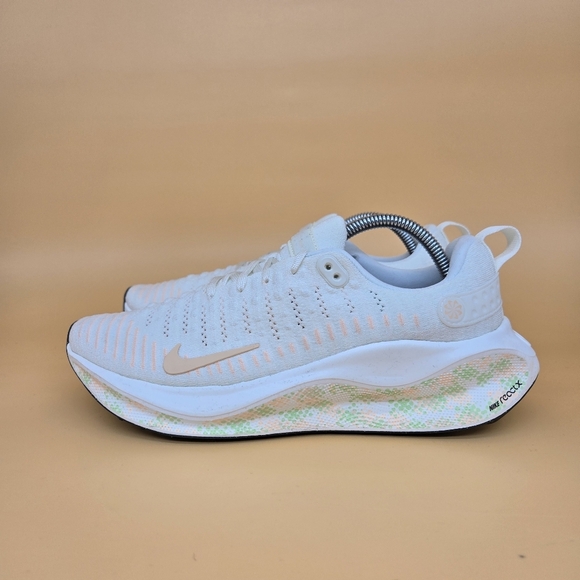 Nike ReactX Infinity Run 4 Sail Crimson Tint Women's Running Shoes Size 10 - Picture 1 of 8